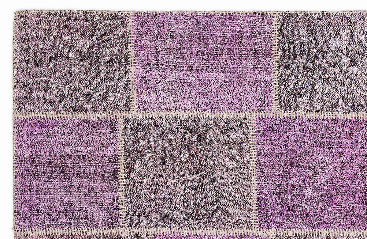 Mixed Over Dyed Kilim Patchwork Unique Rug 5&#39;3&#39;&#39; x 7&#39;7&#39;&#39; ft 160 x 230 cm