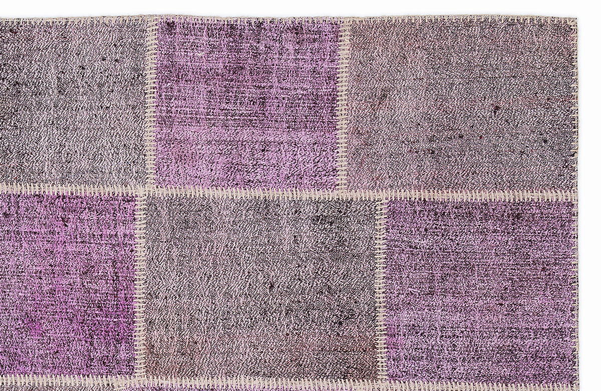 Mixed Over Dyed Kilim Patchwork Unique Rug 5&#39;3&#39;&#39; x 7&#39;7&#39;&#39; ft 160 x 230 cm