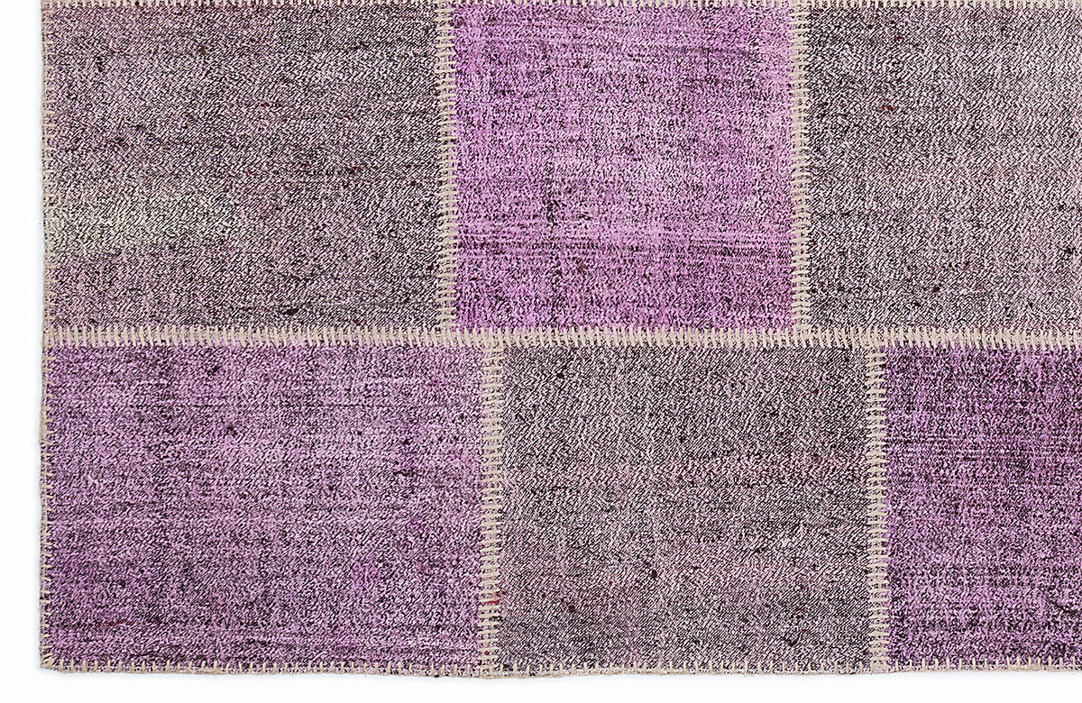 Mixed Over Dyed Kilim Patchwork Unique Rug 5&#39;3&#39;&#39; x 7&#39;7&#39;&#39; ft 160 x 230 cm