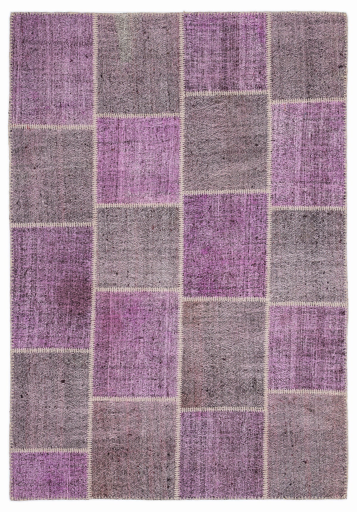 Mixed Over Dyed Kilim Patchwork Unique Rug 5&#39;3&#39;&#39; x 7&#39;7&#39;&#39; ft 160 x 230 cm