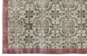 Retro Over Dyed Vintage Rug 5'11'' x 9'8'' ft 180 x 295 cm