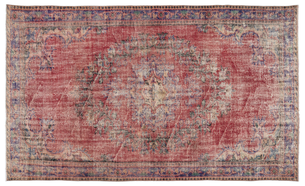 Naturel Over Dyed Vintage Rug 5'10'' x 9'6'' ft 179 x 290 cm
