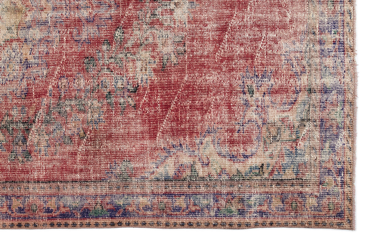 Naturel Over Dyed Vintage Rug 5&#39;10&#39;&#39; x 9&#39;6&#39;&#39; ft 179 x 290 cm