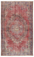 Naturel Over Dyed Vintage Rug 5'10'' x 9'6'' ft 179 x 290 cm
