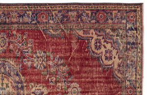 Naturel Over Dyed Vintage Rug 6'0'' x 9'2'' ft 184 x 280 cm