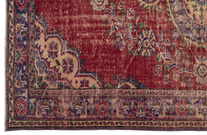 Naturel Over Dyed Vintage Rug 6'0'' x 9'2'' ft 184 x 280 cm