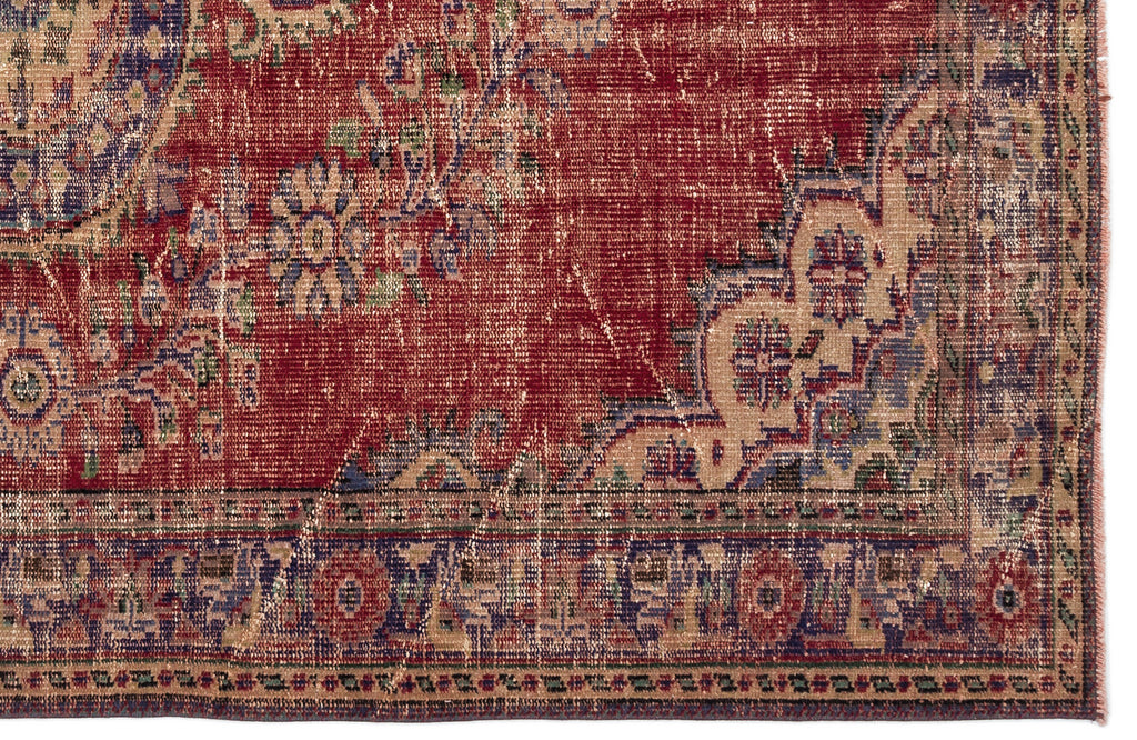 Naturel Over Dyed Vintage Rug 6'0'' x 9'2'' ft 184 x 280 cm