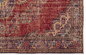 Naturel Over Dyed Vintage Rug 6'0'' x 9'2'' ft 184 x 280 cm