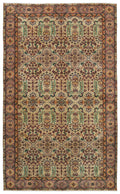 Naturel Over Dyed Vintage Rug 5'7'' x 9'4'' ft 170 x 285 cm