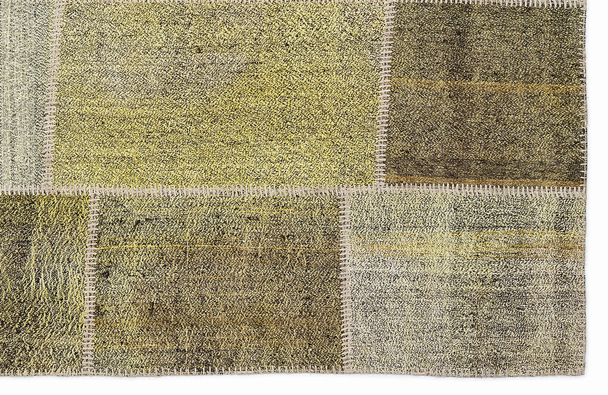 Mixed Over Dyed Kilim Patchwork Unique Rug 5&#39;3&#39;&#39; x 7&#39;7&#39;&#39; ft 160 x 230 cm