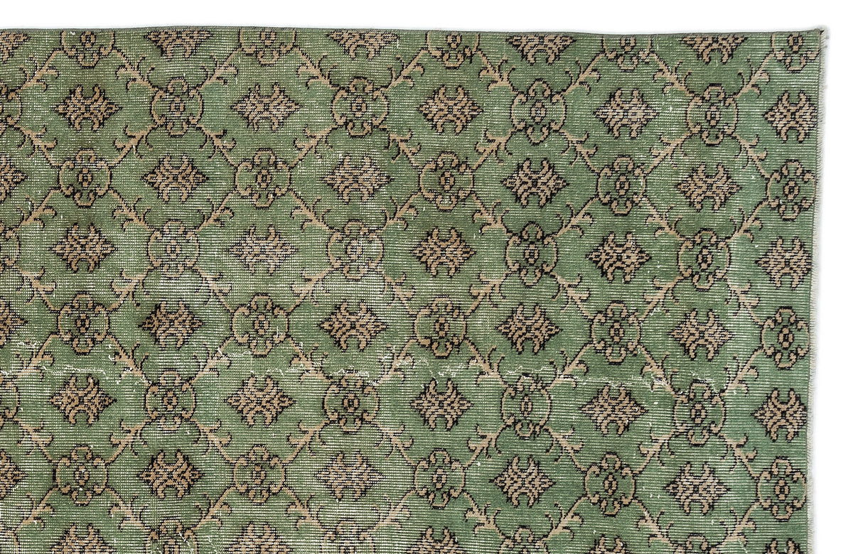 Retro Over Dyed Vintage Rug 6&#39;1&#39;&#39; x 9&#39;2&#39;&#39; ft 186 x 280 cm