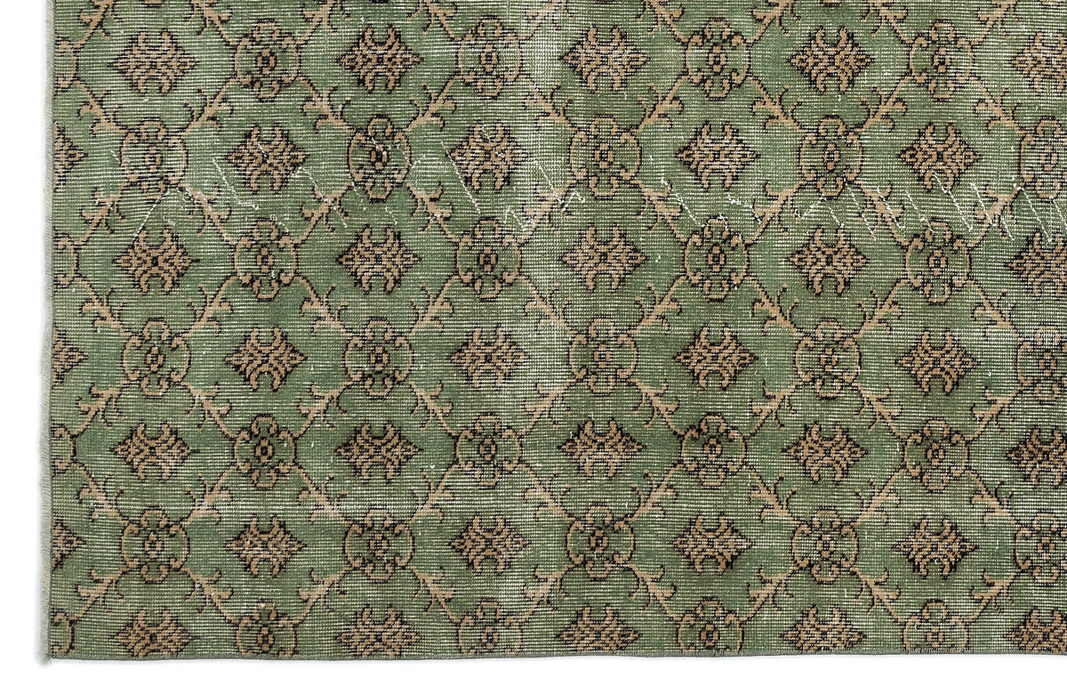 Retro Over Dyed Vintage Rug 6&#39;1&#39;&#39; x 9&#39;2&#39;&#39; ft 186 x 280 cm