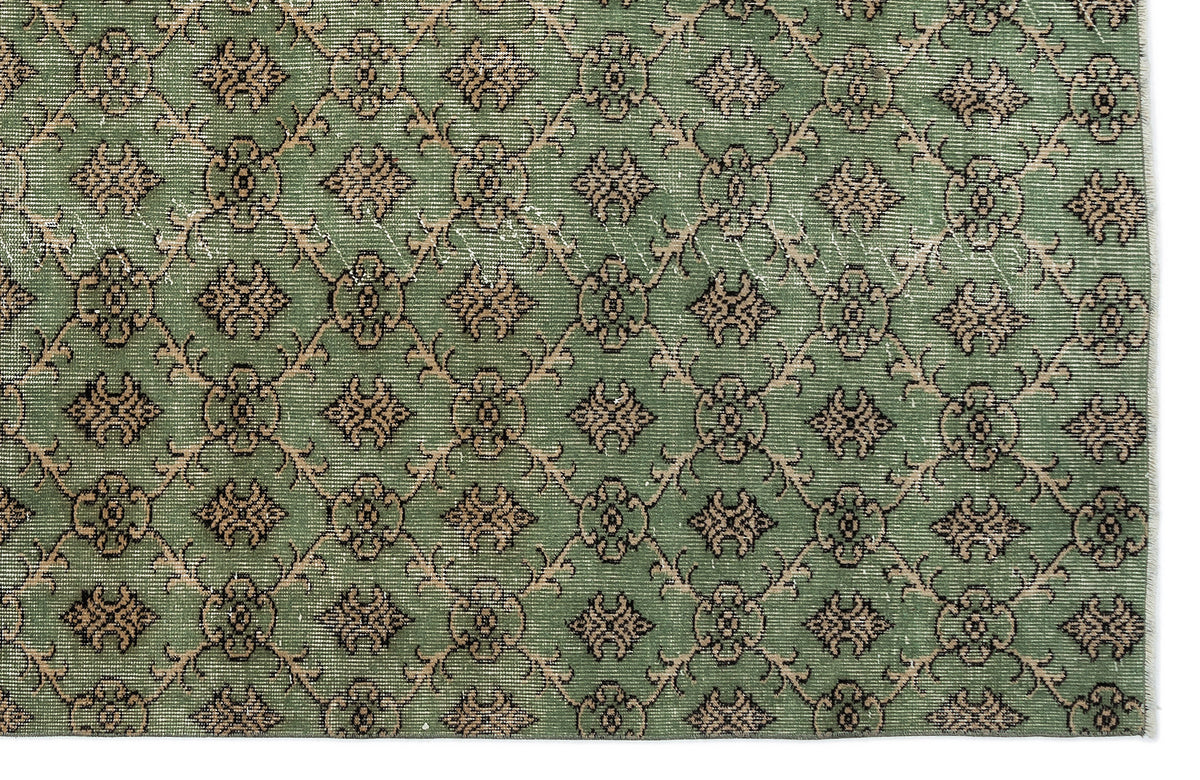 Retro Over Dyed Vintage Rug 6&#39;1&#39;&#39; x 9&#39;2&#39;&#39; ft 186 x 280 cm