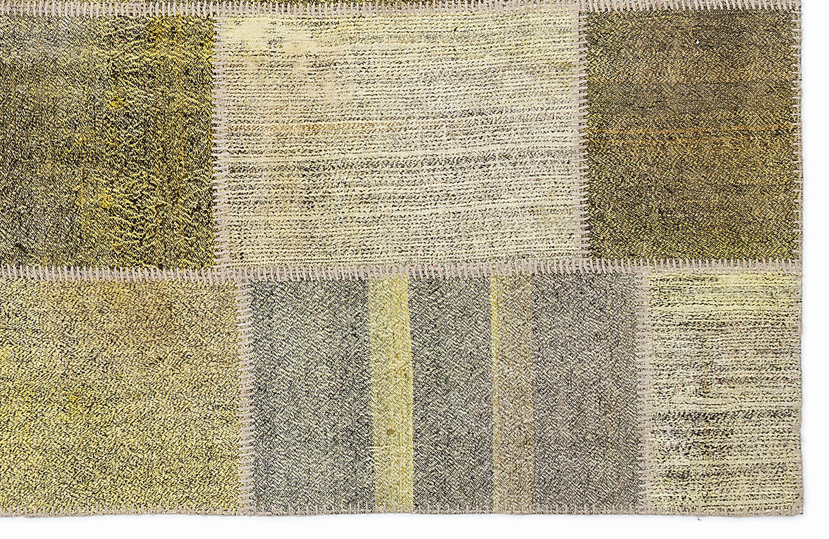 Mixed Over Dyed Kilim Patchwork Unique Rug 5&#39;3&#39;&#39; x 7&#39;7&#39;&#39; ft 160 x 230 cm