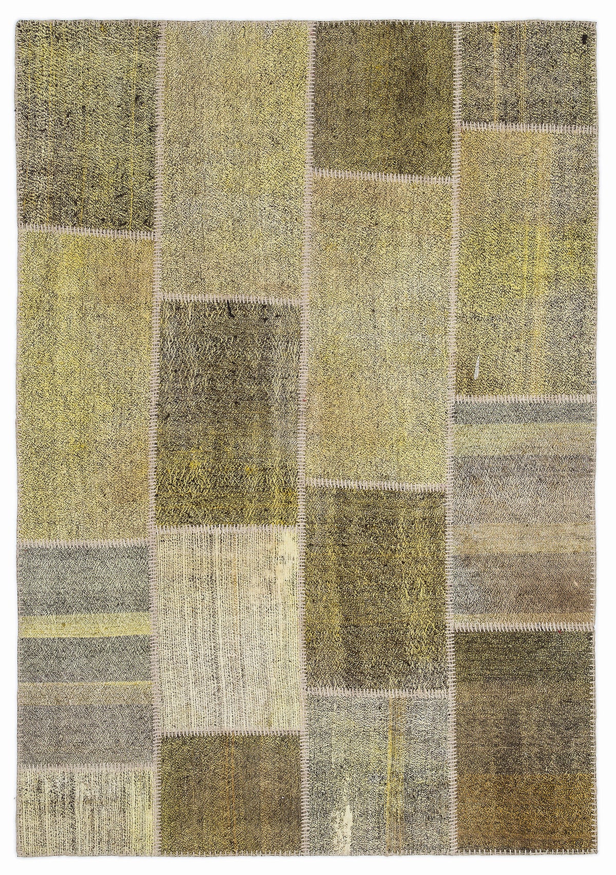 Mixed Over Dyed Kilim Patchwork Unique Rug 5&#39;3&#39;&#39; x 7&#39;7&#39;&#39; ft 160 x 230 cm