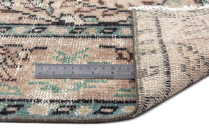 Retro Over Dyed Vintage Rug 5'12'' x 8'9'' ft 182 x 266 cm