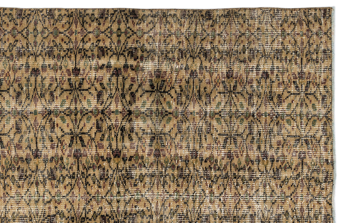 Naturel Over Dyed Vintage Rug 5&#39;3&#39;&#39; x 9&#39;1&#39;&#39; ft 160 x 277 cm