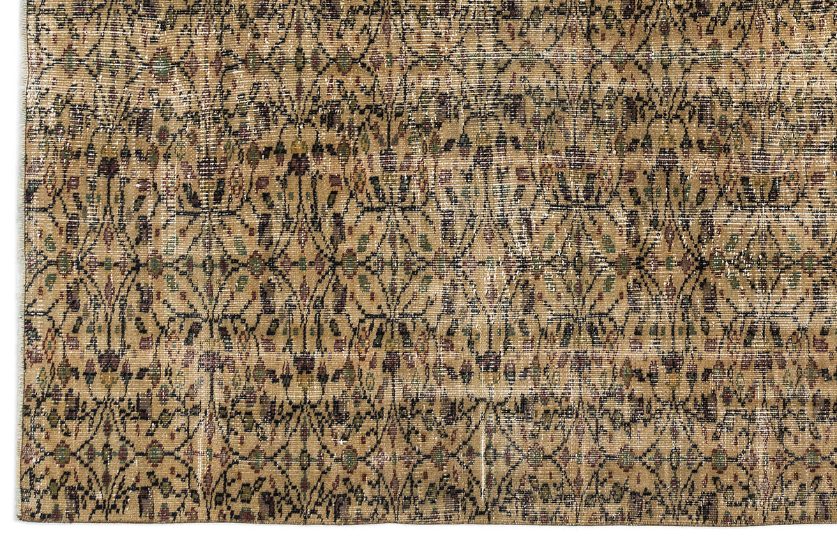 Naturel Over Dyed Vintage Rug 5&#39;3&#39;&#39; x 9&#39;1&#39;&#39; ft 160 x 277 cm