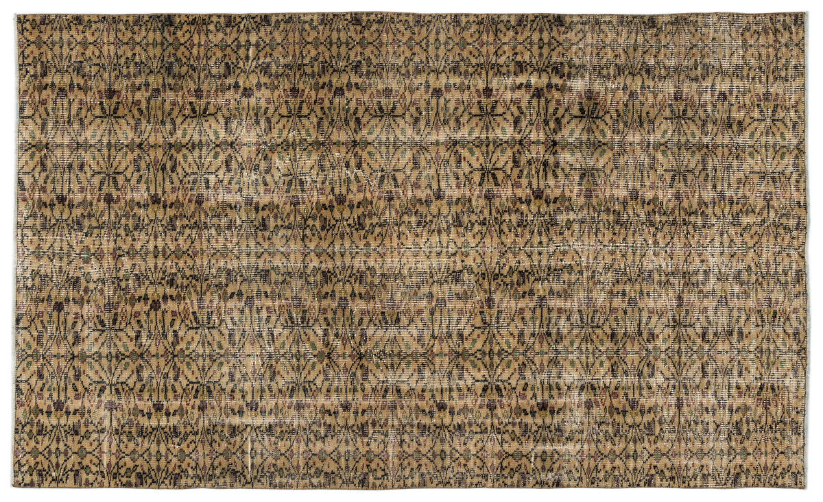 Naturel Over Dyed Vintage Rug 5&#39;3&#39;&#39; x 9&#39;1&#39;&#39; ft 160 x 277 cm