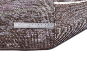 Gray Over Dyed Vintage Rug 5'9'' x 10'2'' ft 175 x 310 cm