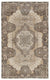 Naturel Over Dyed Vintage Rug 5'2'' x 8'6'' ft 158 x 258 cm