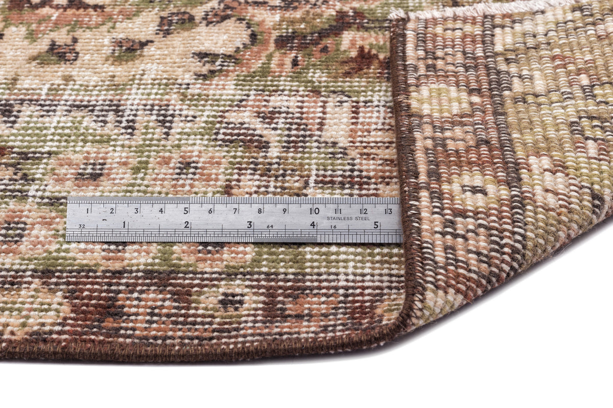 Naturel Over Dyed Vintage Rug 5&#39;5&#39;&#39; x 8&#39;9&#39;&#39; ft 164 x 267 cm