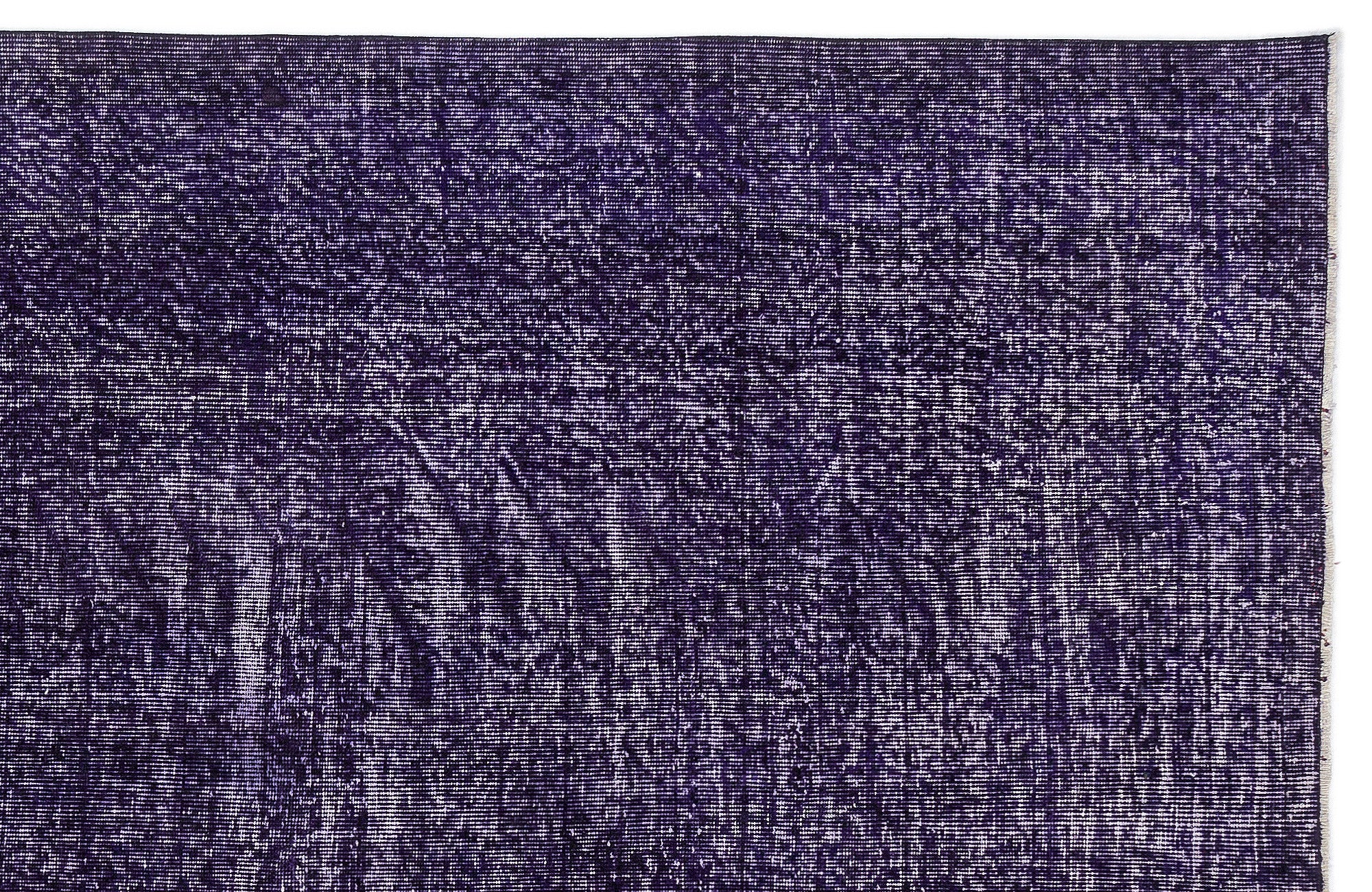 Purple Over Dyed Vintage Rug 5'3'' x 8'11'' ft 160 x 273 cm
