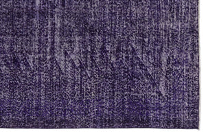 Purple Over Dyed Vintage Rug 5'3'' x 8'11'' ft 160 x 273 cm
