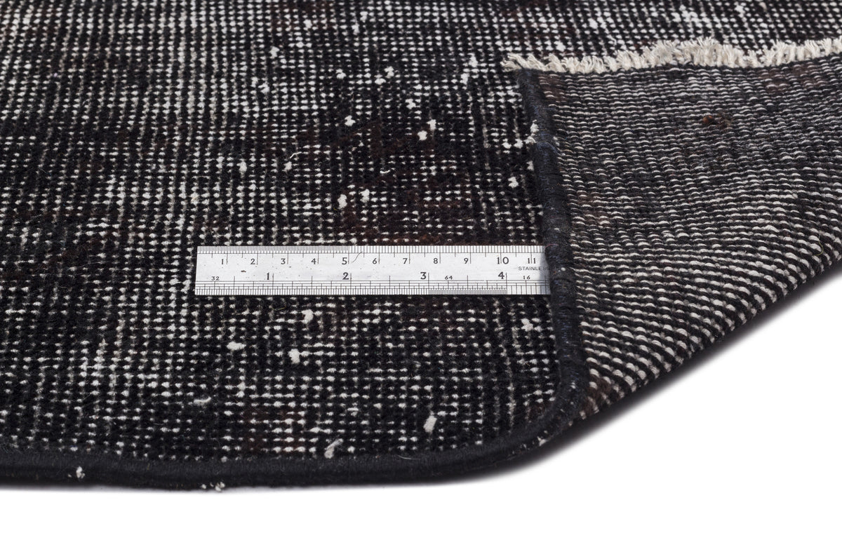 Gray Over Dyed Vintage Rug 6&#39;2&#39;&#39; x 10&#39;4&#39;&#39; ft 189 x 315 cm