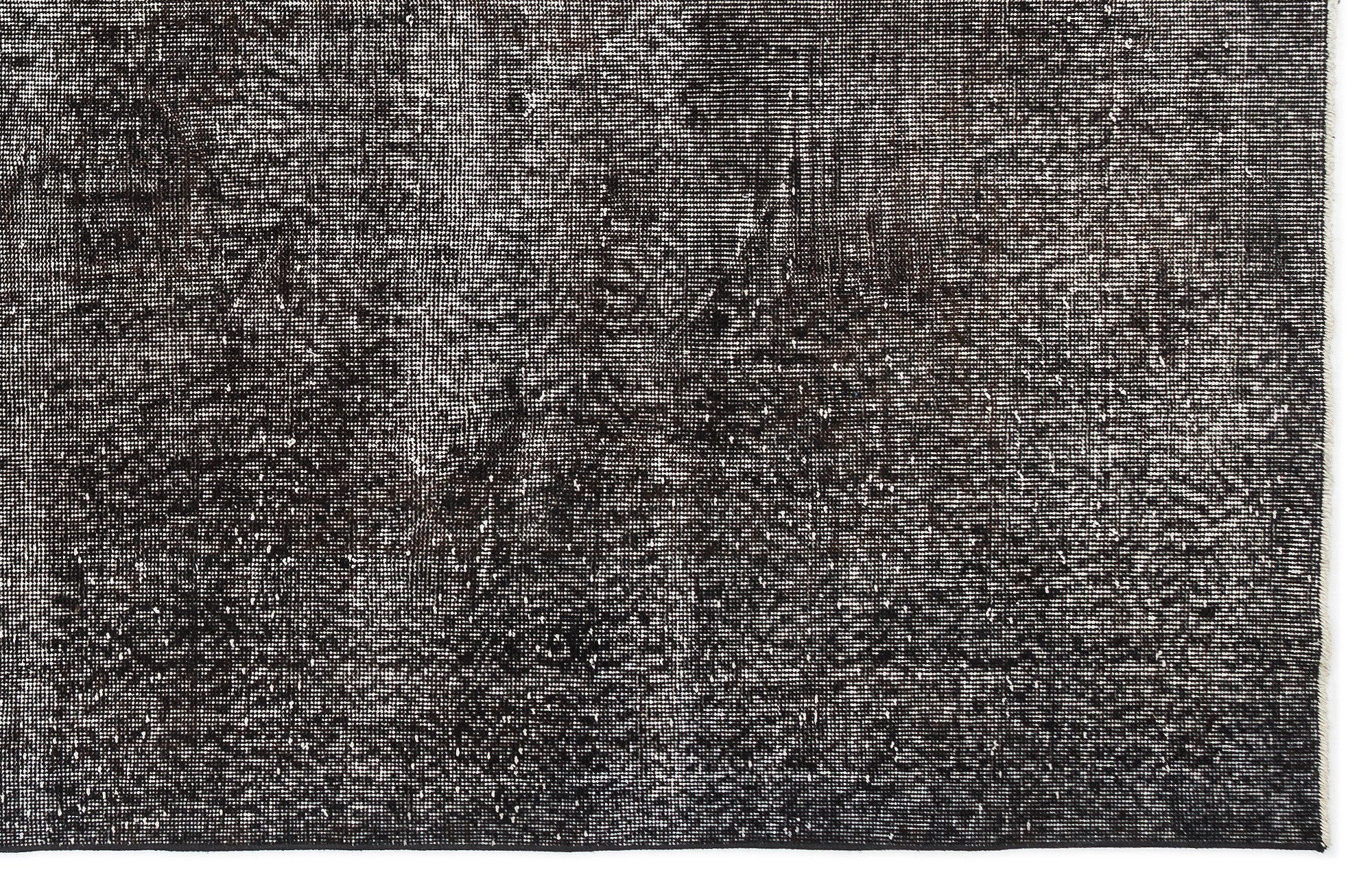 Gray Over Dyed Vintage Rug 6'2'' x 10'4'' ft 189 x 315 cm