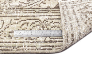 Beige Over Dyed Vintage Rug 5'12'' x 9'8'' ft 182 x 294 cm