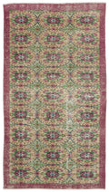 Naturel Over Dyed Vintage Rug 4'8'' x 8'9'' ft 143 x 267 cm