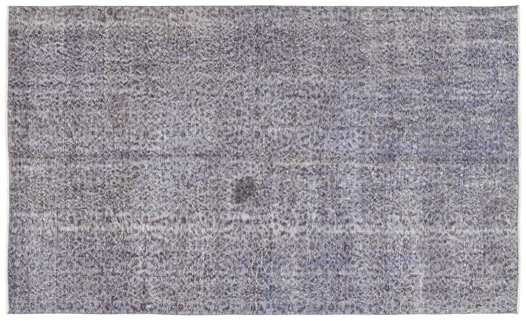 Purple Over Dyed Vintage Rug 5'5'' x 8'11'' ft 164 x 273 cm