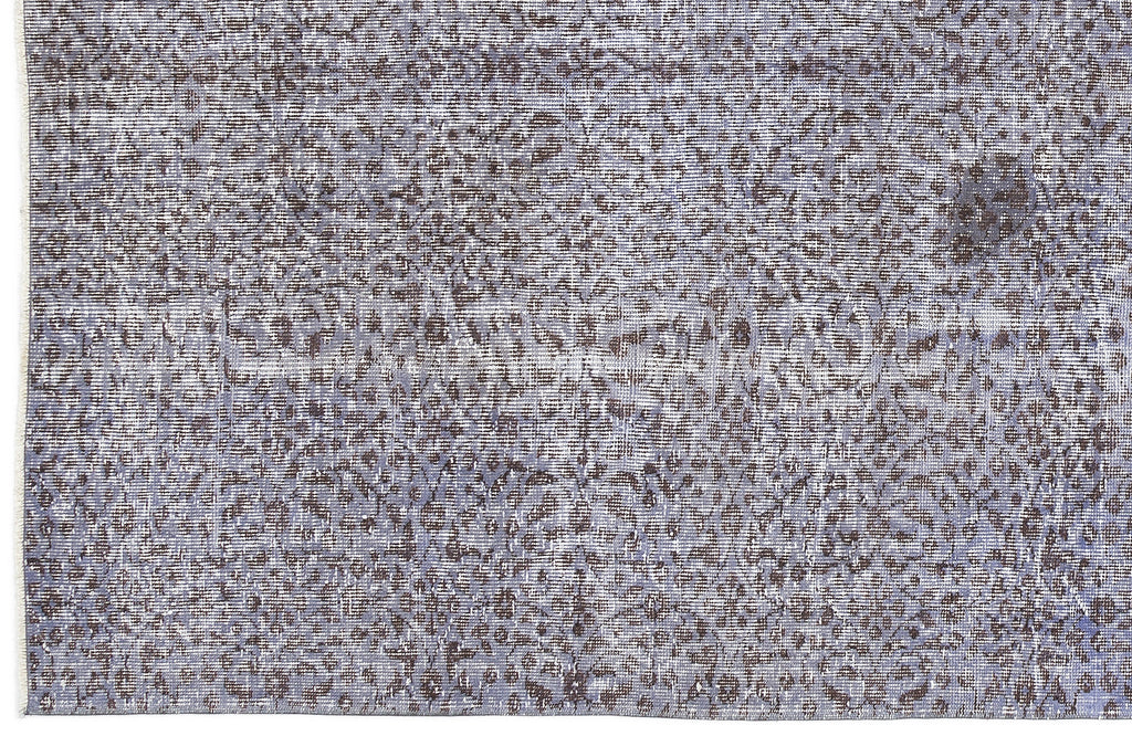Purple Over Dyed Vintage Rug 5'5'' x 8'11'' ft 164 x 273 cm
