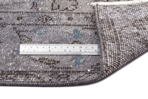 Gray Over Dyed Vintage Rug 6'0'' x 9'8'' ft 184 x 294 cm