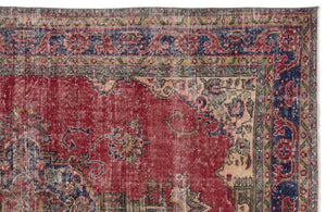 Naturel Over Dyed Vintage Rug 5'8'' x 9'7'' ft 173 x 292 cm