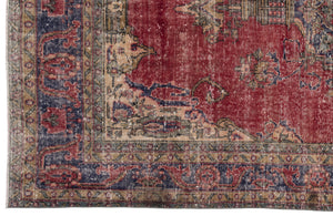 Naturel Over Dyed Vintage Rug 5'8'' x 9'7'' ft 173 x 292 cm