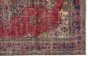 Naturel Over Dyed Vintage Rug 5'8'' x 9'7'' ft 173 x 292 cm