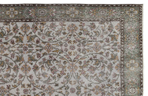 Naturel Over Dyed Vintage Rug 5'8'' x 9'11'' ft 173 x 303 cm