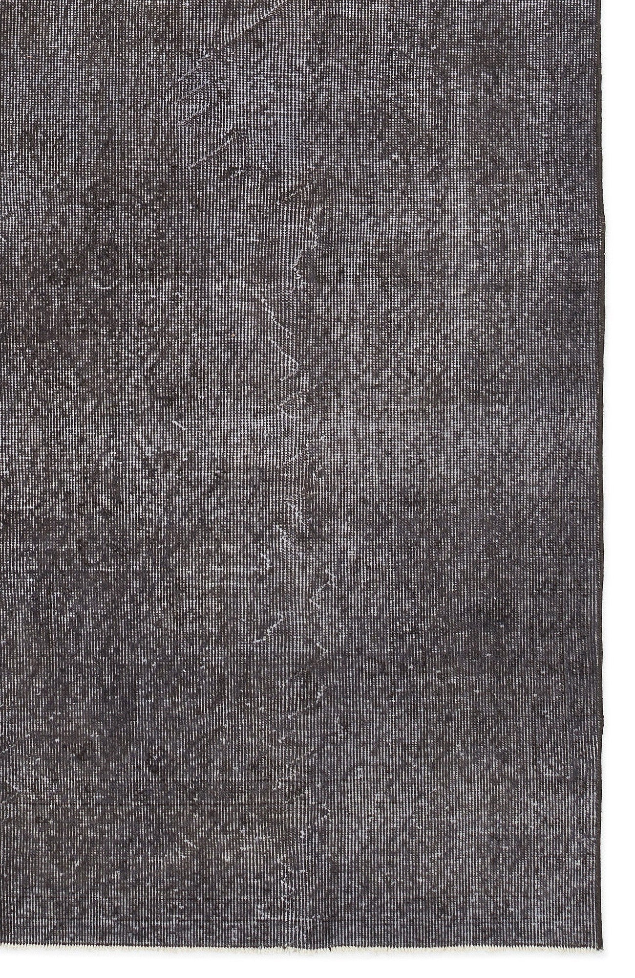 Gray Over Dyed Vintage Rug 6'1'' x 10'2'' ft 185 x 309 cm