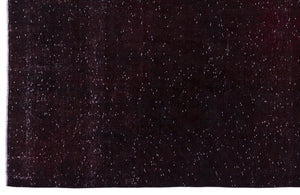 Black Over Dyed Vintage XLarge Rug 9'7'' x 12'12'' ft 292 x 396 cm