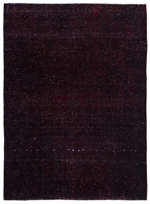 Black Over Dyed Vintage XLarge Rug 9'7'' x 12'12'' ft 292 x 396 cm