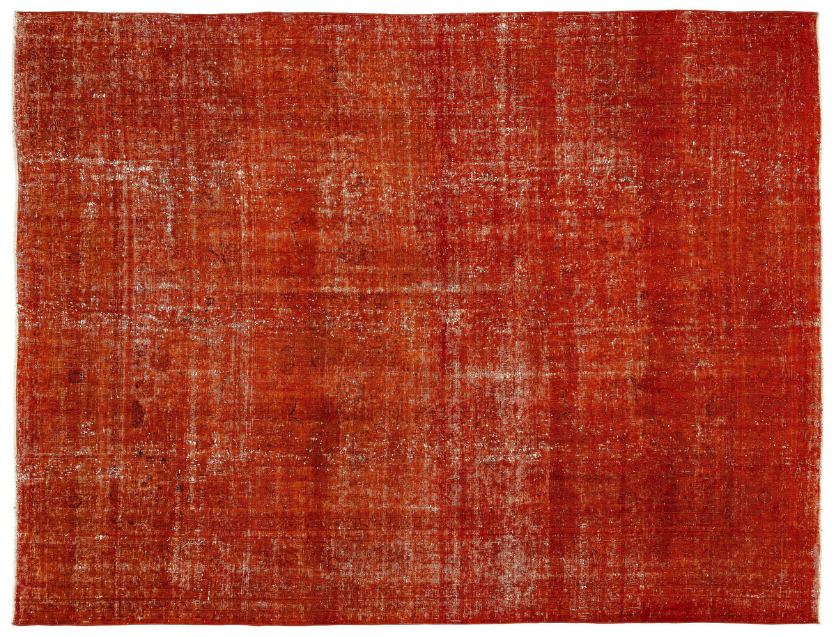 Orange Over Dyed Vintage XLarge Rug 9&#39;5&#39;&#39; x 12&#39;6&#39;&#39; ft 288 x 380 cm