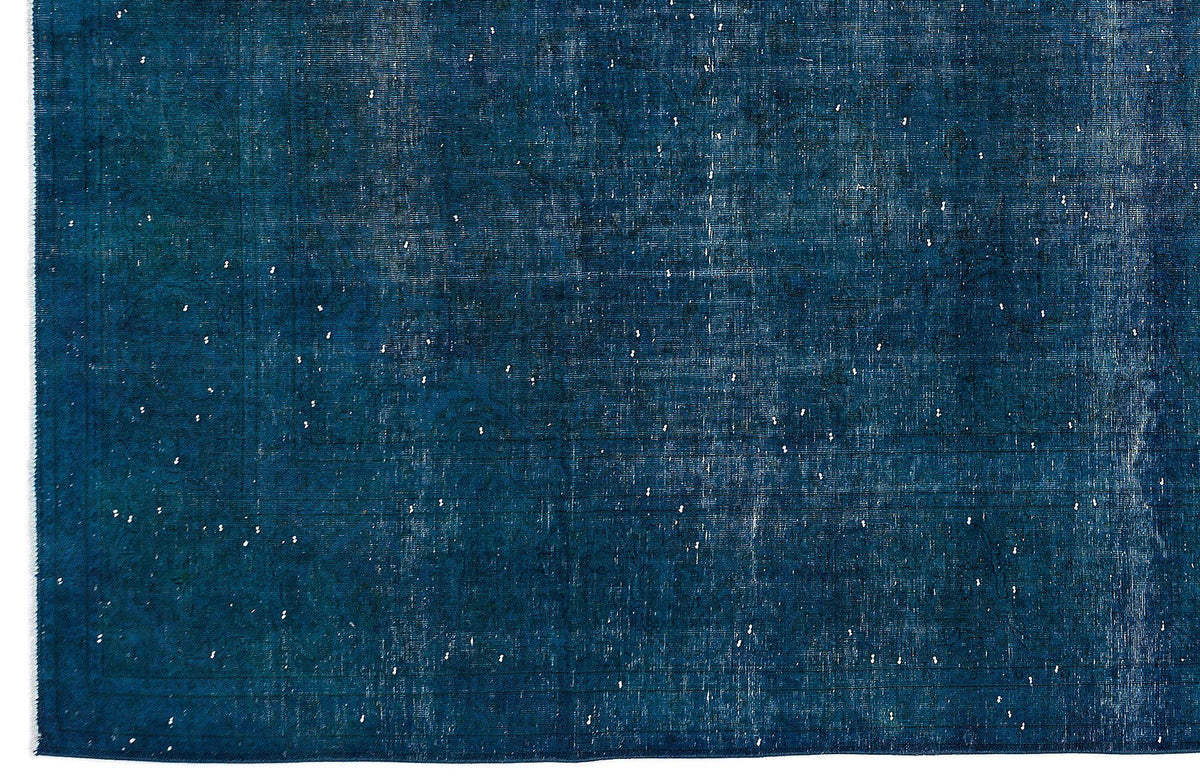 Turquoise  Over Dyed Vintage XLarge Rug 9&#39;8&#39;&#39; x 13&#39;2&#39;&#39; ft 294 x 402 cm