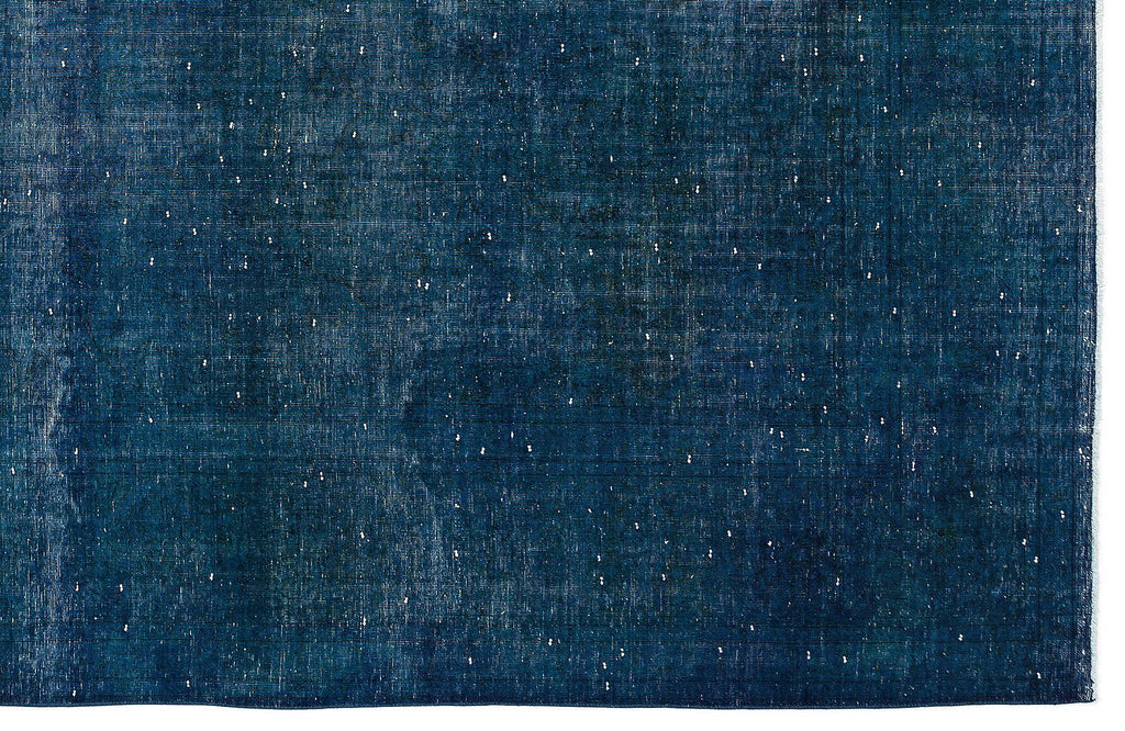 Turquoise  Over Dyed Vintage XLarge Rug 9'8'' x 13'2'' ft 294 x 402 cm