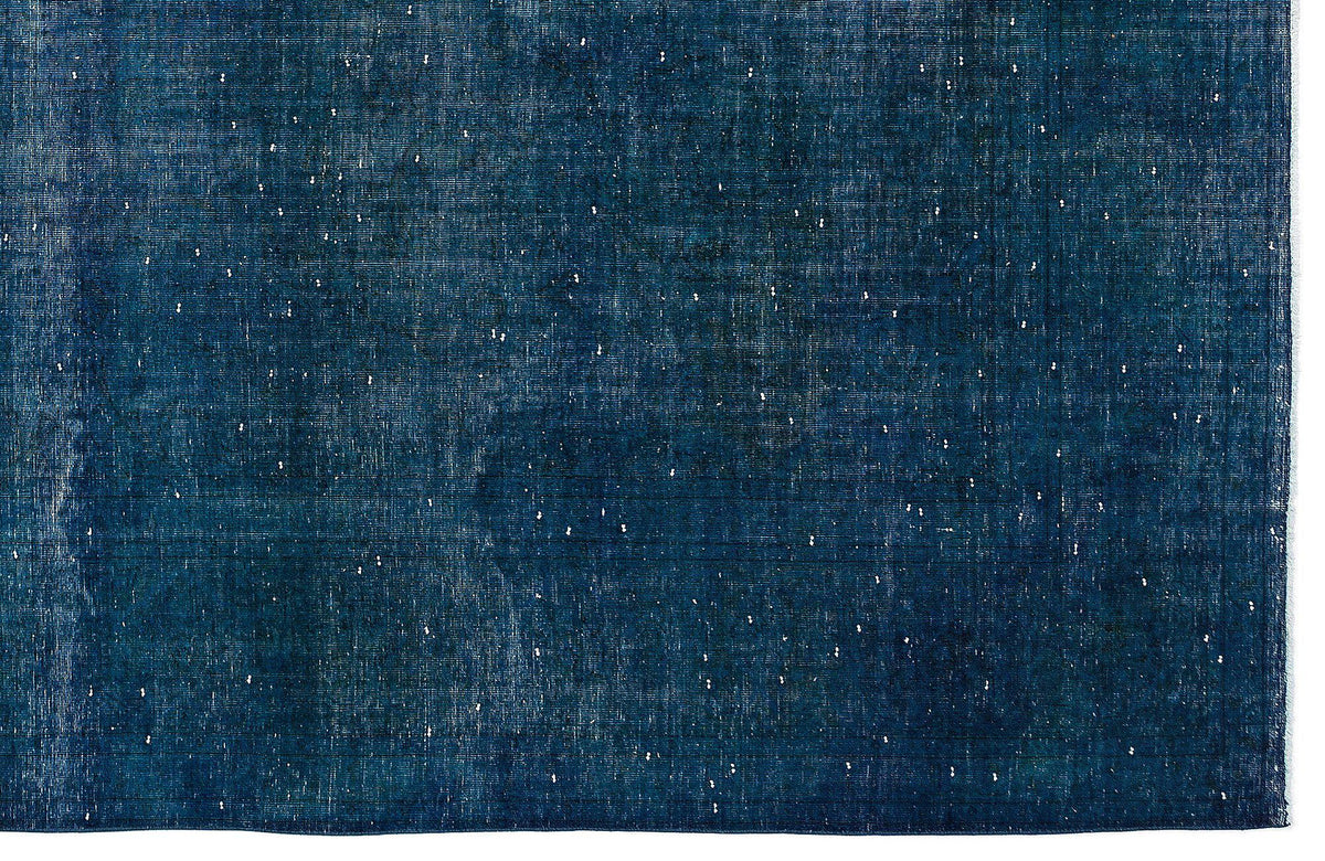 Turquoise  Over Dyed Vintage XLarge Rug 9&#39;8&#39;&#39; x 13&#39;2&#39;&#39; ft 294 x 402 cm