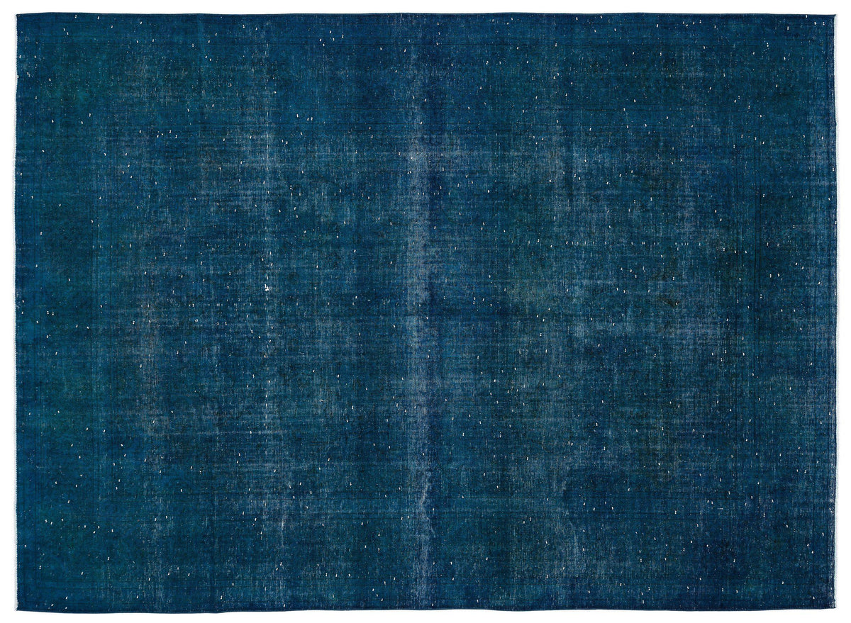 Turquoise  Over Dyed Vintage XLarge Rug 9&#39;8&#39;&#39; x 13&#39;2&#39;&#39; ft 294 x 402 cm
