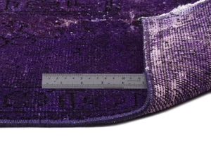 Purple Over Dyed Vintage XLarge Rug 9'9'' x 12'7'' ft 298 x 384 cm