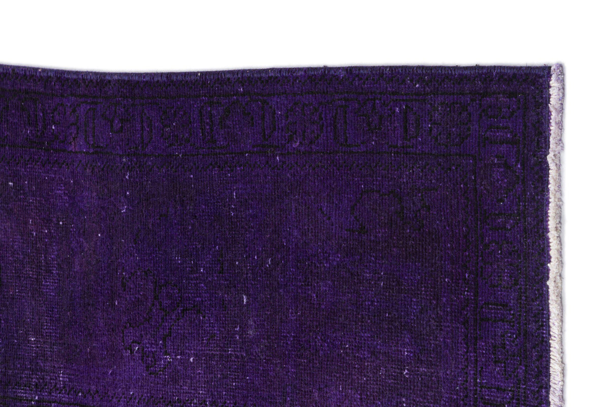 Purple Over Dyed Vintage XLarge Rug 9&#39;9&#39;&#39; x 12&#39;7&#39;&#39; ft 298 x 384 cm