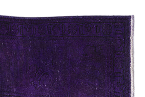 Purple Over Dyed Vintage XLarge Rug 9'9'' x 12'7'' ft 298 x 384 cm